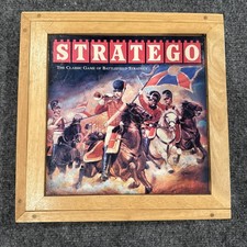 STRATEGO Nostalgia Wooden Box Series 2002 Board Game 100% Complete