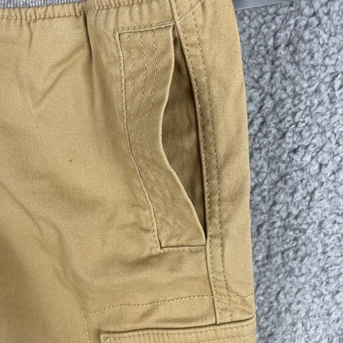 Eddie Bauer Boys Large 14 Khaki Adventurer Cargo Cotton Spandex Shorts - Picture 4 of 16