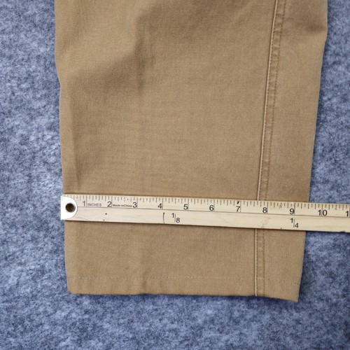 Filson Field Pantalone Cargo Uomo 36x32 Tela Marrone Resistente Tasche con Patta - Foto 17 di 17