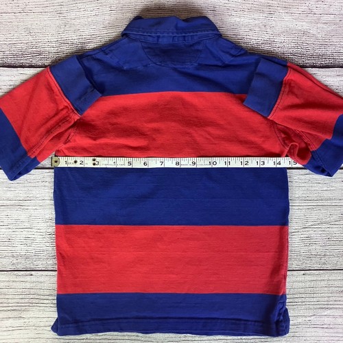 Vintage Polo Ralph Lauren Striped Polo Long Sleeve Shirt size Boys 6 - Picture 4 of 5