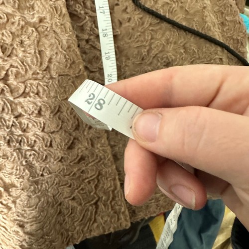 Abrigo de colección Koslow's forrado de piel marrón caramelo mafia esposa dinero viejo talla pequeña - Imagen 5 de 7