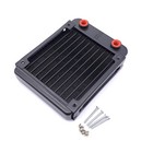 Aluminum Radiator CPU Water Cooling Heat Exchanger with 1/4 inch Thread 10 Tubes
