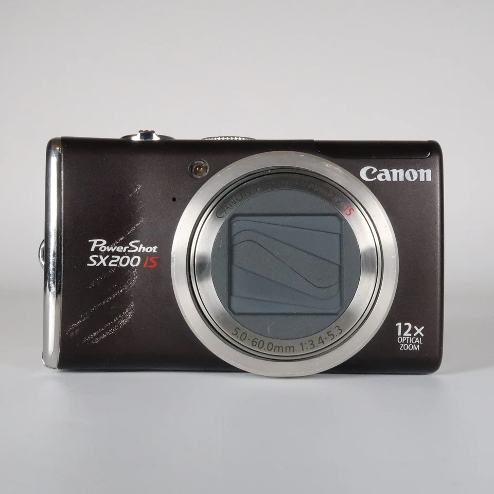 Canon PowerShot SX200 IS 12.1 MP 12x Digital Camera Brown, SD Card - Refurbished - Photo 4/4