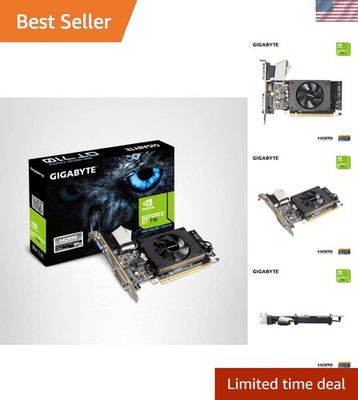 2GB Low Profile Nvidia GT 710 Graphics Card - Dual Video Output Versatility