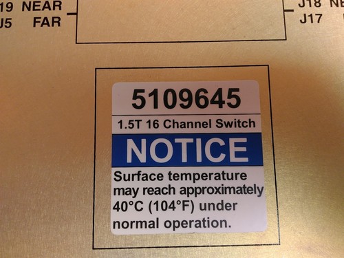 Defective GE 5109645 1.5T 16 Channel Switch AS-IS - Picture 9 of 9