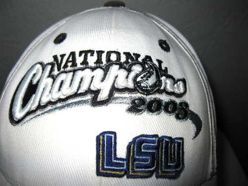 Vintage LSU Tigers Hat cap osfm 2003 National Champions 2004 Sugar Bowl READ - Picture 2 of 16