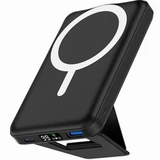 Podoru Wireless Charger with Foldable Stand, 10000mAh for MagSafe Magnetic…………