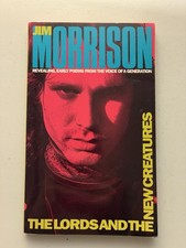 The Lords and the New Creatures by Jim Morrison 1987 Fireside Ed. PB GC Vintage