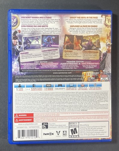 Saints Row [ SR IV Re-Elected & Gat Out of Hell ] (PS4) USED - Picture 4 of 8