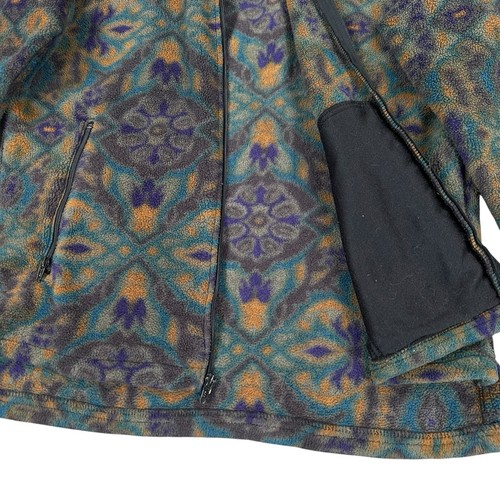 RARE Vintage Burton Snowboards Fleece Men's Medium USA 90s Surfwear Full Zip - Picture 6 of 11