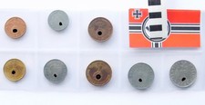 Set GERMANY 8x Coins 1 2 5 10 50 REICHSPFENNIG Vintage Third Reich Genuine WW2