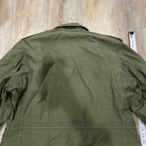 Chaqueta de campo M-51 del ejército de Estados Unidos de colección para hombre verde oliva abrigo para clima frío talla M corta - Imagen 14 de 24