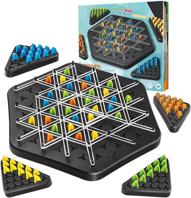 Spiel Kettendreieck Schachspiel Gummiband Brettspiele Brain Games Tabletop Spiel