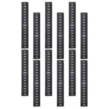 12 Pcs Fish Tank Temperature Sticker Water Thermometer Strip Aquarium