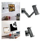 Wall Mount Stand Pad Holder Bracket for Watching Workshops Kitchen Cooking