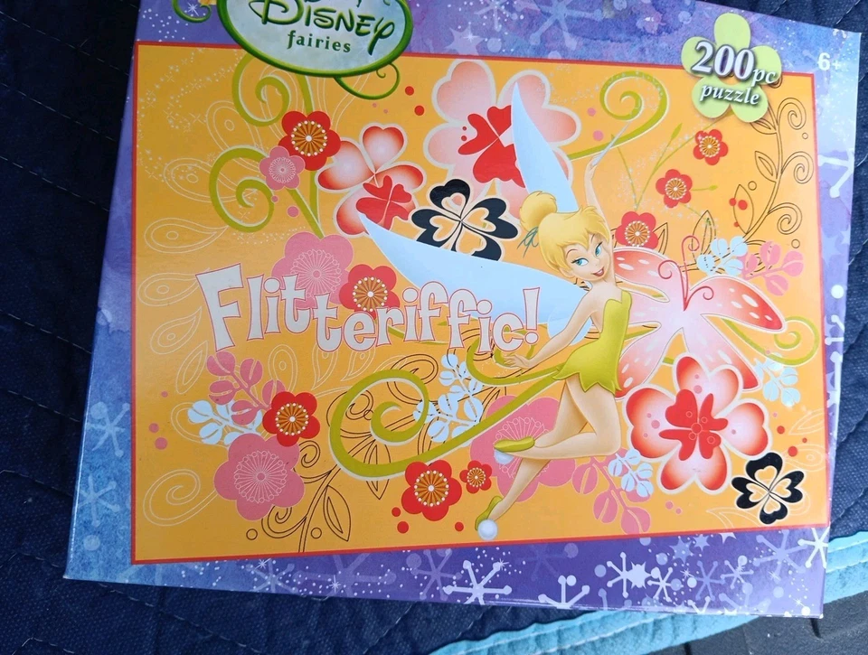 Mega Puzzles A24081LP "FLITTERIFIC" Disney Fairies 200 Piezas Puzzle Nuevo Precintado Foto 2 de 4
