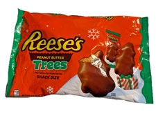 Reese's Milk Chocolate Snack Size Peanut Butter Trees Christmas Candy, 9.6 oz