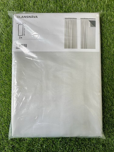 New GLANSNAVA Black Out Curtain Liners 1 Pair light grey L 114” X W 56” Inches