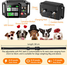 GPS Wireless Dog Fencing System - Electric Dog Fencing with GPS Electric Satelli