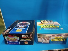 NHL 1991-92 Score Hockey Series 2 + Topps Stadium Club 1992 series 2 /2 boxes /