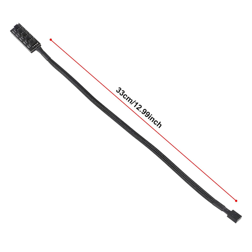 6-Pack 4-Pin PWM Fan Hub - 1 to 5 Way Splitter Power Supply Cable for PC Moth... - Picture 6 of 12