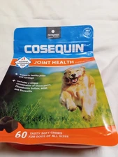 Cosequin Joint Health Supplement for Dogs 60 Soft Chews EXP 10/2026
