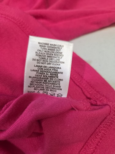 Trilogy by Morning Sun Pink Embellished V-Neck 3/4 Sleeve Top Women’s 2X - Picture 7 of 12