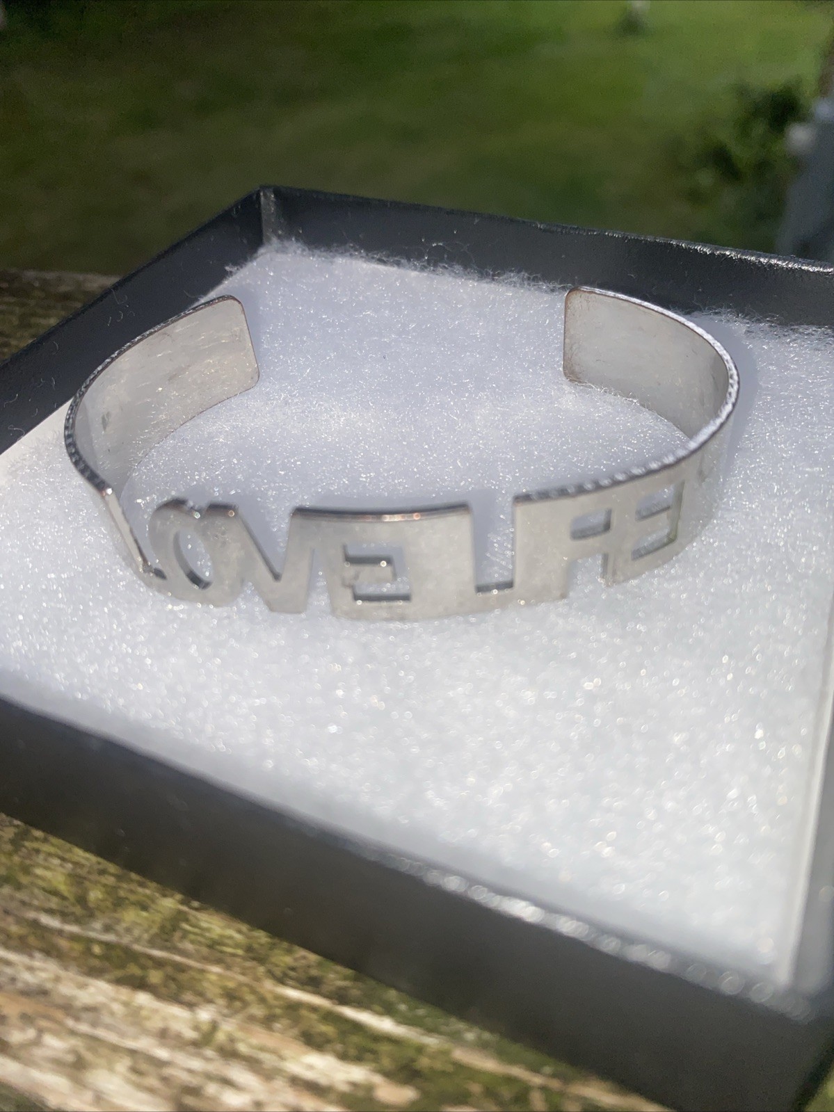 Cuff Bracelet BCBGeneration Silver-TONE LOVE LIFE - image 5