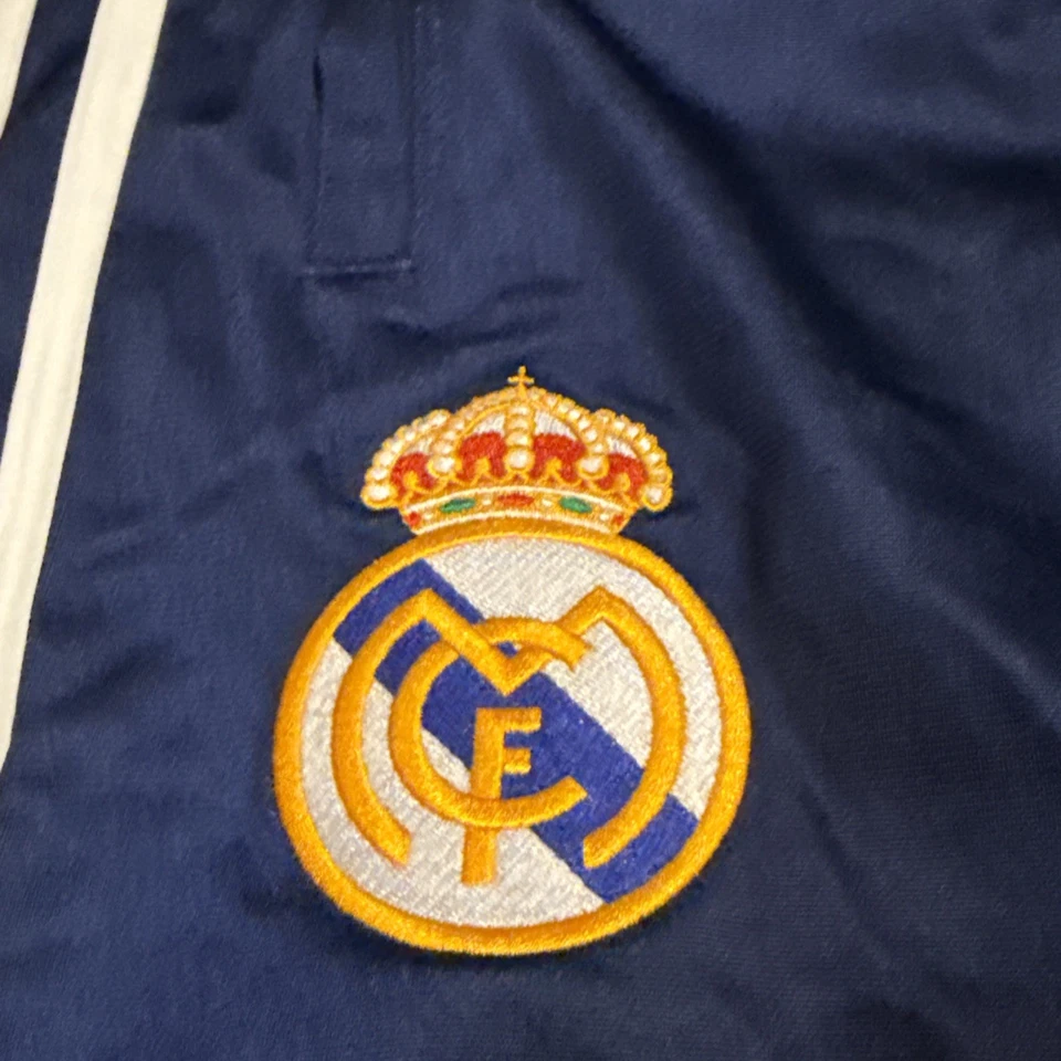Adidas Hombre Real Madrid 99/100 Fútbol Camiseta Pantalones de Pista Grande L Foto 3 de 4