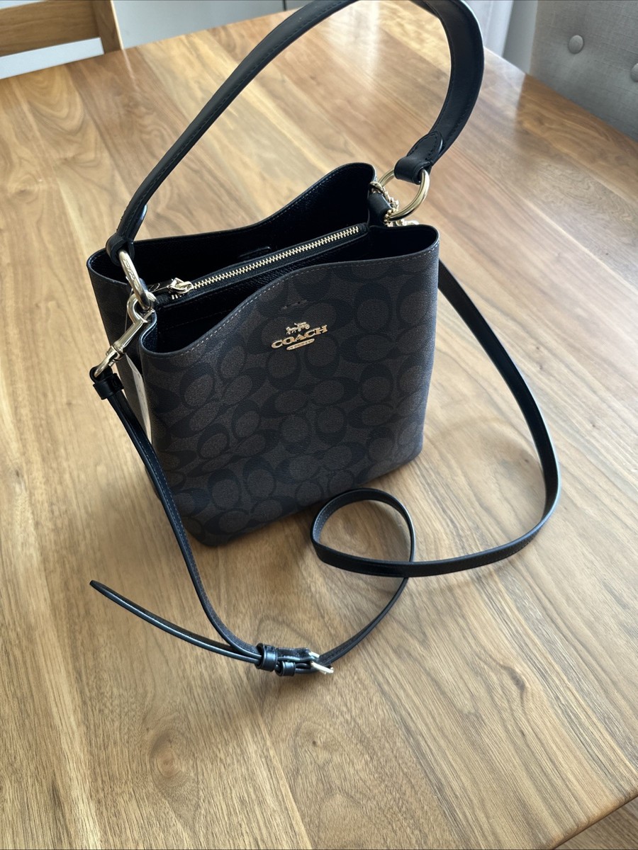 Coach 2312 Women's Town Bucket Small - Brown (10011280JAX