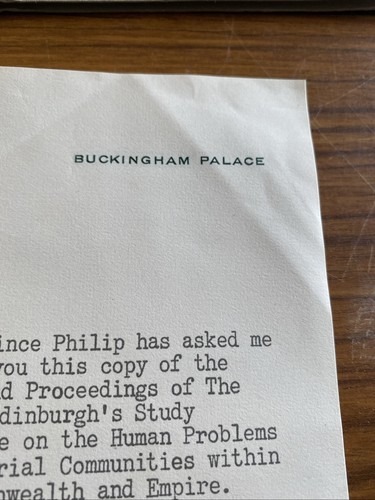 Royal Ephemera-lot QEII blotter-photos- Buckingham Palace Letter- Coronation - Picture 15 of 23