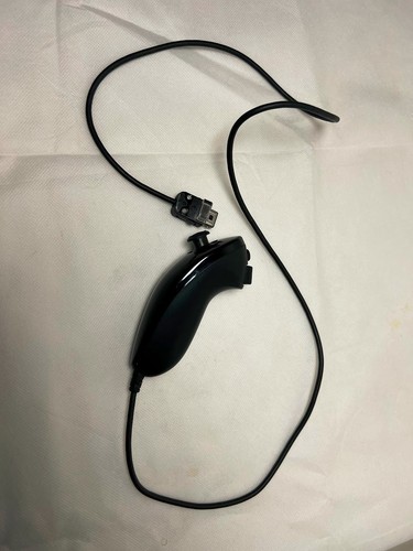 Nintendo Navigation Controllers/Nunchucks - BLACK - OEM - Picture 1 of 2