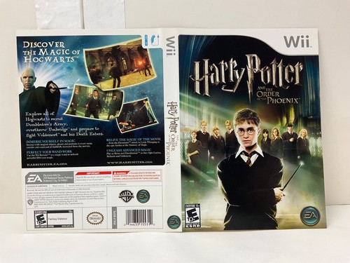 *Nur Hülle Artwork* Nintendo Wii *Harry Potter und der Orden des Phönix* OEM - Bild 1 von 2