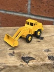 Vintage Matchbox Lesney No.69 Hatra Tractor Shovel - Yellow Digger Diecast 60s