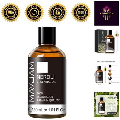 Pure Neroli Oil 1.01FL.OZ - Long-Lasting Scent for All Seasons & Occasions