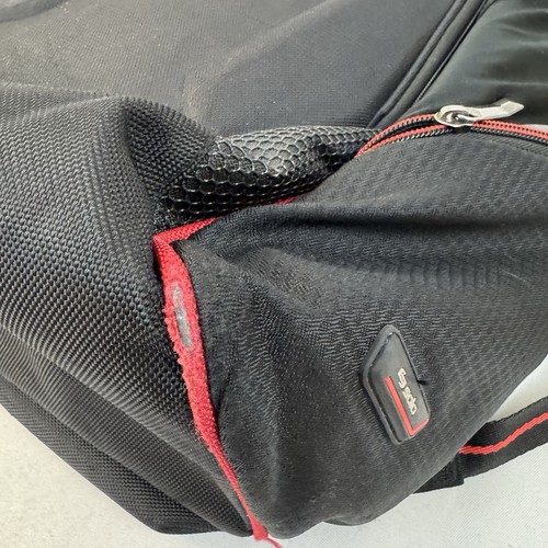EG Solo Laptop Backpack ACV7114 Black Gray Red Preown Hardshell Front Fast Ship - Picture 12 of 15