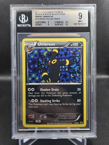 2013 Pokemon B&W Promo Syvion Collection #BW93 Umbreon Holo BGS 9 MINT