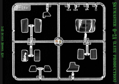 Modellbausatz im Maßstab 1:48 USAF Cessna 0-2 A Skymaster (Late Version) von ICM - Bild 10 von 13