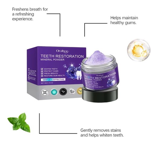 Dental restoration mineral powder, mineral tooth powder, teeth whitening - Picture 13 of 20