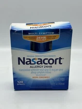 Nasacort Nasal Spray 24hr Non-Drowsy Allergy Relief, 120 Sprays EXP 3/2026