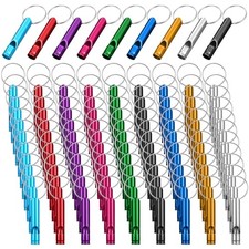 150 Pcs Emergency Whistles with Keychains Extra Loud Survival Safety Whistle