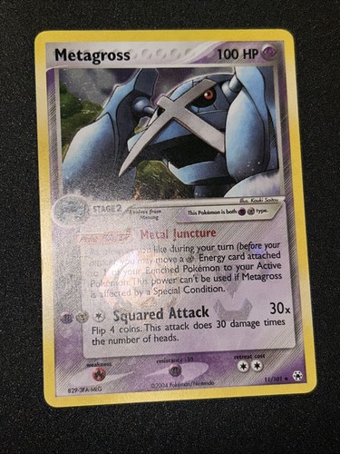 Pokemon TCG Reverse Holo Metagross 11/101 Hidden Legends Excellent Condition! - Picture 4 of 11