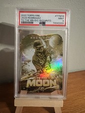 2022 Topps Fire - To the Moon Gold Minted #TTM-18 Julio Rodriguez (RC)