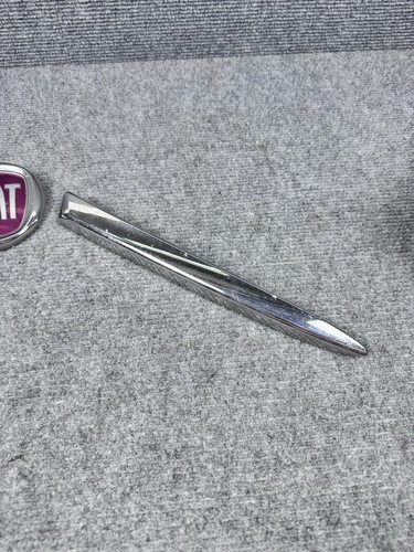 2012-2017 FIAT 500 Front Bumper Emblem Logo Badge Chrome Trim OEM 11.5” - Picture 4 of 21