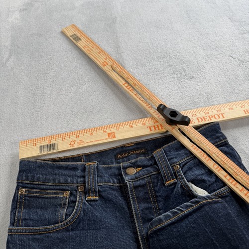 Nudie Jeans Grim Tim Herren 32x32 Fit 32x30 Blau Denim Slim Straight Stretch - Bild 9 von 12