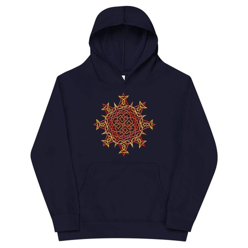 Morning Star Fire - Fire Colour - Kids Fleece Hoodie - Picture 11 of 22