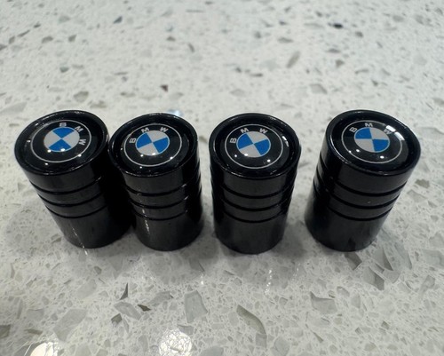 4pcs BMW Car Hex Tire Air Valve Stem Caps - Stem Dust Cover - Black - - Picture 2 of 4