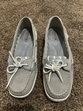 Sperry Top Spider Women’s 7.5 Grey With Breton Mesh