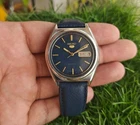 Vintage Seiko 5 Automatic Dark blue Dial –1981,Japan-M | Ref 7009| 17Jewels