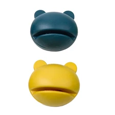 2 Counts Random Color Frog Shape Mini Knife Sharpening Device - Non-Slip Knife S